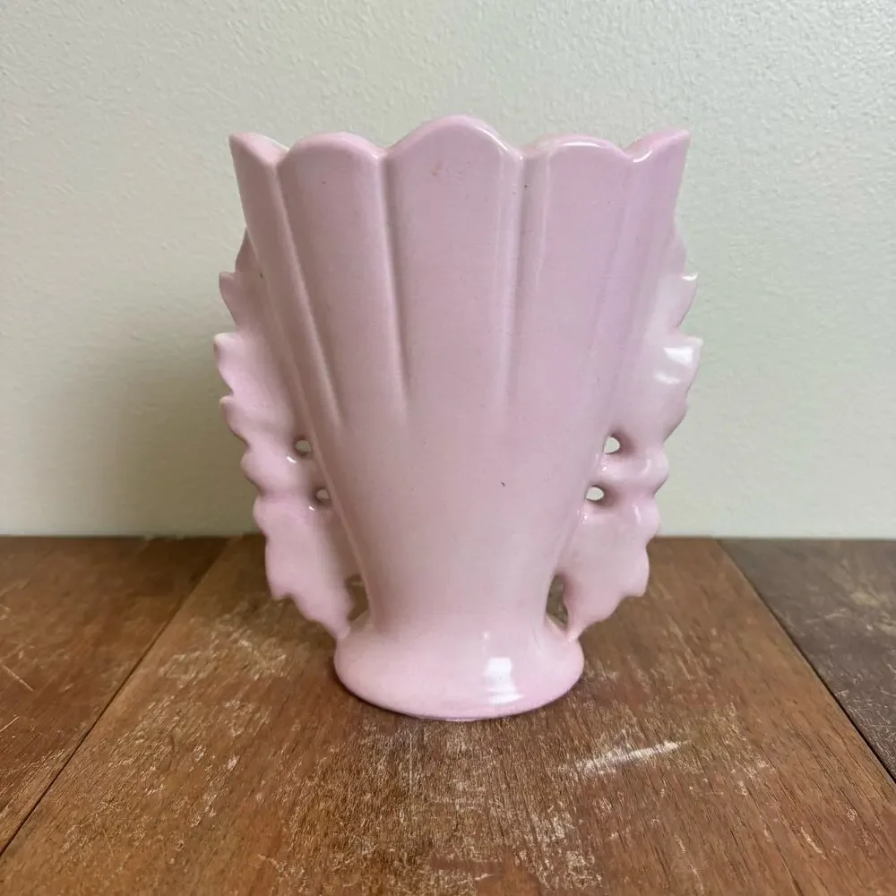 Vintage Osborne Bone China hand painted 22K‎ Gold accent Floral Pink Vase - Picture 5 of 8